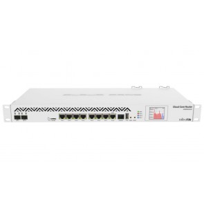 MikroTik Cloud Core Router CCR1036, 8x Gbit LAN, 2x 10 Gbit SFP+ port, 4GB, dotykové LCD, L6 CCR1036-8G-2S+
