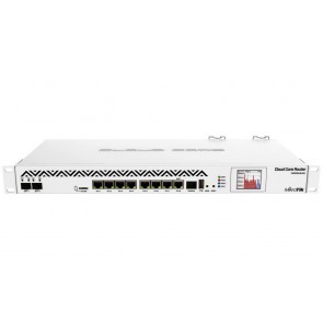 Mikrotik Cloud Core Router CCR1036-8G-2S+EM/ 8GB RAM/ 2x SFP+ cage/ 8x GLAN/ L6/ 1U/ PSU/ LCD/ rack CCR1036-8G-2S+EM